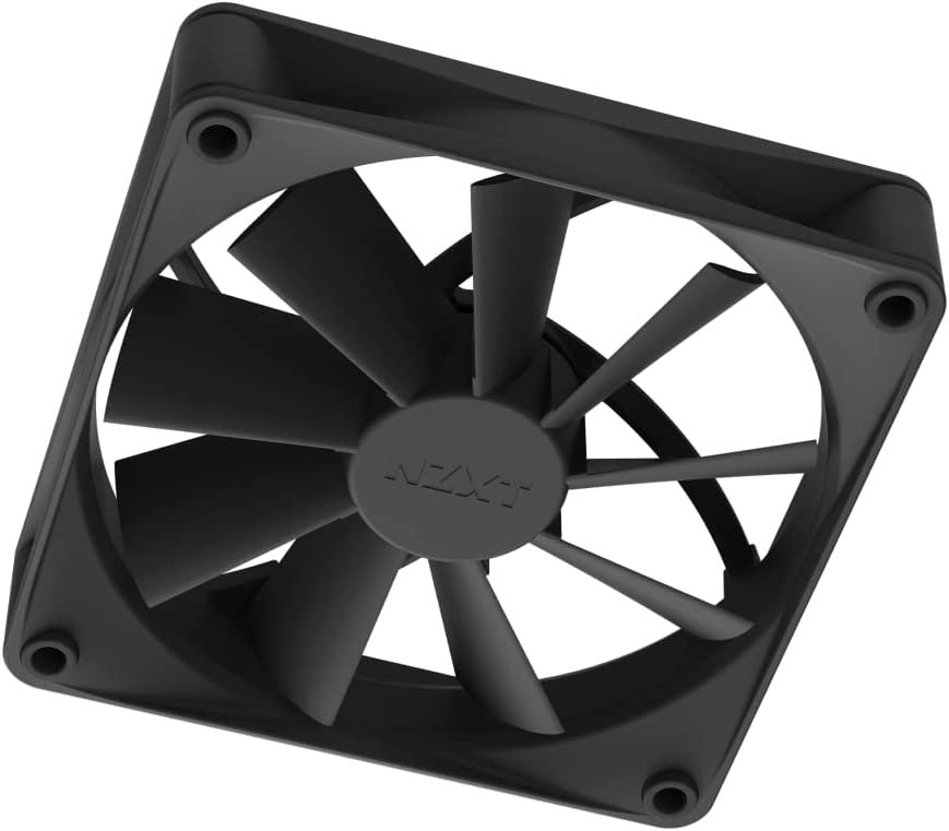 NZXT F120Q Quiet Airflow Fans - RF-Q12SF-B1 - Increase Air Volume - Quiet Operation - Long-Term Durability - 120mm Fan Single Pack - Black