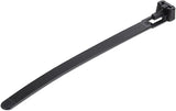 StarTech.com 5"(12cm) Reusable Cable Ties - 1/4"(7mm) Wide, 1-1/8"(30mm) Bundle Dia. 50lb(22kg) Tensile Strength, Releasable Nylon Ties, Indoor/Outdoor, 94V-2/UL Listed, 100 Pack - Black (CBMZTRB5BK) Black 5 in | 50 lbs (22kg) Reusable 100