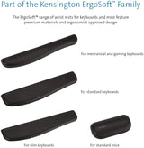 Kensington ErgoSoft Wrist Rest for Slim Keyboards, Black (K52800WW) Keyboard Wrist Rest Slim