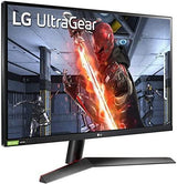 LG UltraGear FHD 27-Inch Gaming Monitor 27GN800-B, IPS 1ms (GtG) with HDR 10 Compatibility, NVIDIA G-SYNC, and AMD FreeSync Premium, 144Hz, Black