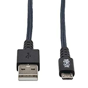 Tripp lite Heavy Duty USB-A to USB Micro-B Charging Sync Cable Android 10ft