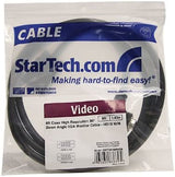 StarTech.com 6 ft Coax High Resolution 90° Down Angled VGA Monitor Cable - HD15 M/M (MXT101MMHD6) 6 feet Downward
