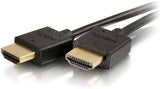 C2g/ cables to go C2G 41362 Ultra Flexible High Speed HDMI Cable with Low Profile Connectors, Black (2 Feet, 0.60 Meters) 2ft