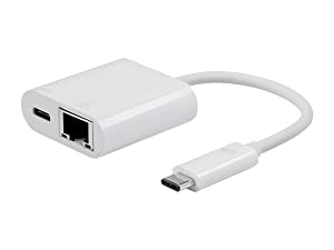 Monoprice USB-C VGA Multiport Adapter - White, With USB 3.0 Connectivity &amp; Mirror Display Resolutions Up To 1080p @ 60hz - Select Series