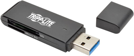 Tripp Lite USB 3.0 SuperSpeed SD/Micro SD Adapter, Memory Card Media Reader 5 Gbps (U352-000-SD) , black SDXC/SDHC
