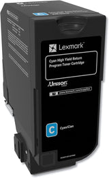 Lexmark 84C1HC0 Unison Toner Cartridge, Cyan