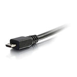 C2g/ cables to go C2G 27423 Micro USB Cable - USB 2.0 A Male to Micro-USB B Male Cable, Black (1 Foot, 0.3 Meters)