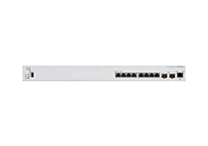 Cisco Business CBS350-8XT Managed Switch | 8 Port 10GE | 2x10G SFP+ Shared | Limited Lifetime Hardware Warranty (CBS350-8XT-NA) 8-port 10GE / 2 x 10G SFP+ (Shared)