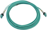 Tripp Lite Switchable Fiber Cable, 400G Duplex Multimode 50/125 OM4 (LC Duplex-PC/LC Duplex-PC), Round LSZH Jacket Aqua, 10 Meters / 32.8 Feet, Lifetime Limited Manufacturer's Warranty (N820X-10M-OM4) 32.8 ft / 10M