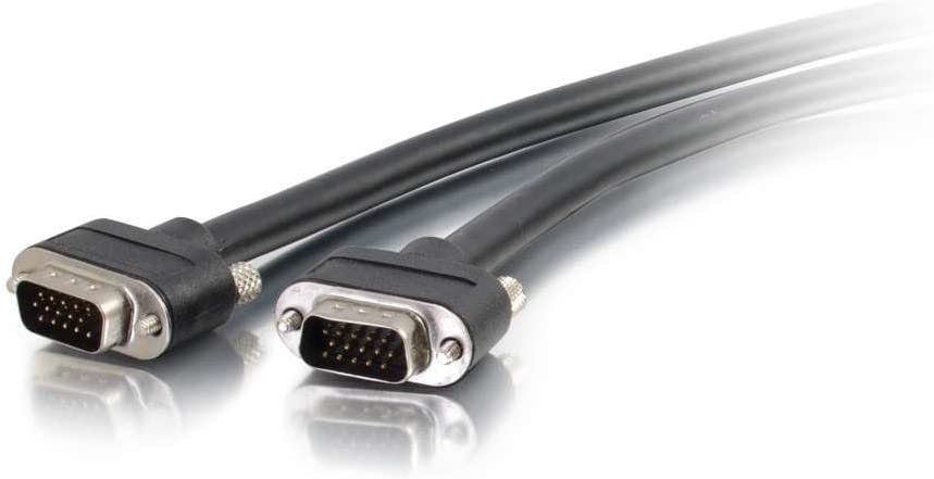 C2g/ cables to go C2G 50212 VGA Cable - Select VGA Video Cable M/M, In-Wall CMG-Rated, Black (6 Feet, 1.82 Meters)