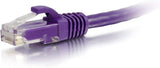 C2g/ cables to go Patch Cable - Rj-45 (M) - Rj-45 (M) - 5 Ft - (Cat 6) - Purple 5 Feet/ 1.52 Meters Purple