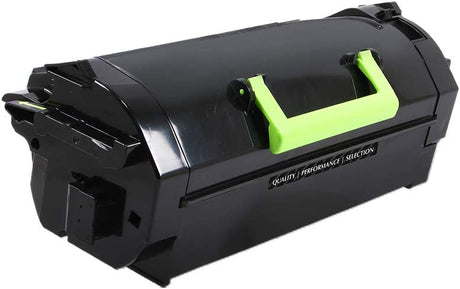 Cig Clover Remanufactured Toner Cartridge for Lexmark 52D0HA0, 52D1H00, 62D0HA0, 62D1H00 | Black | High Yield