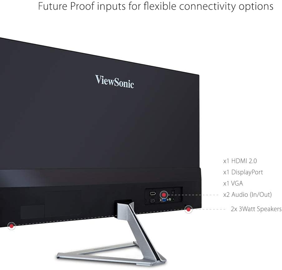 ViewSonic VX2776-SMHD 27 Inch 1080p Widescreen IPS Monitor with