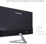 ViewSonic VX2776-SMHD 27 Inch 1080p Widescreen IPS Monitor with Ultra-Thin Bezels, HDMI and DisplayPort 27-Inch 1080p Monitor