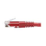 Tripp Lite Cat6 Cat5e Gigabit Molded Patch Cable RJ45 M/M 550MHz Red 6ft 6' (N200-006-RD) 6 ft. Red