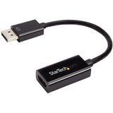 StarTech.com DisplayPort to HDMI Adapter - 4K 30Hz Active DisplayPort to HDMI Video Converter - DP to HDMI Monitor/TV/Display Cable Adapter Dongle - Ultra HD DP 1.2 to HDMI 1.4 Adapter (DP2HD4KS) 4K30Hz 4K HDMI Single