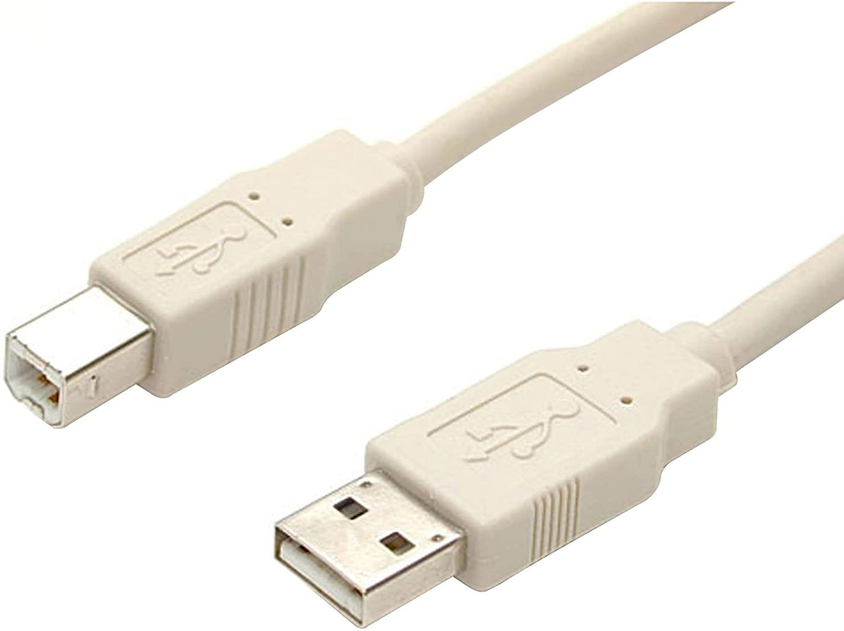 StarTech.com 10 ft Beige A to B USB 2.0 Cable - M/M - USB Printer Cable - Type A to B USB Cable - 10ft (USBFAB_10)