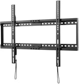 Tripp Lite Fixed 37 to 80 inch TV/Monitor Wall Mount, VESA-Compliant, Horizontal Adjustable Mounting Rails, Flat or Curved Displays, Heavy-Duty Steel, 5-Year Warranty (DWF3780X) 37-80 in. Displays