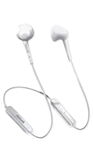 Maxell Jelleez Bluetooth Earbuds - Built-in Microphone - Noise Isolating - 8-Hours Talk/Play - White