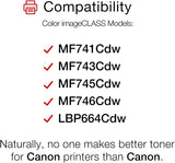 Canon Genuine Toner, Cartridge 055 Black, High Capacity (3020C001) 1 Pack, for Canon Color imageCLASS MF741Cdw, MF743Cdw, MF745Cdw, MF746Cdw, LBP664Cdw Laser Printer Black Toner