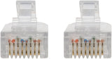 Tripp Lite Cat6 Gigabit Snagless Molded Slim UTP Patch Cable RJ45 M/M Blue 6in 6" (N201-S6N-BL)