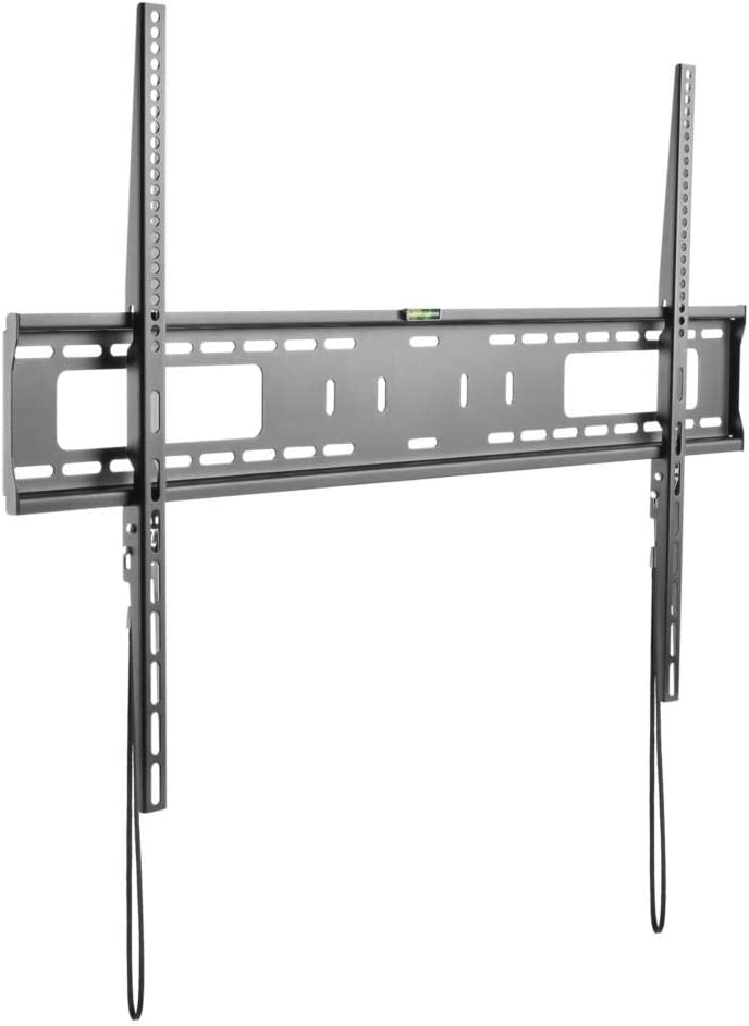 StarTech.com Flat Screen TV Wall Mount - Fixed - Heavy Duty Commercial Grade TV Wall Mount for 60” to 100” TVs - VESA Wall Mount (FPWFXB1) black Fixed 60"-100"