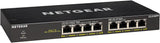 NETGEAR 8-Port Gigabit Ethernet Unmanaged PoE+ Switch (GS308PP) - with 8 x PoE+ @ 83W, Desktop or Wall Mount Unmanaged 8 port | 8xPoE+ 83W
