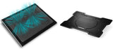 Targus 17 inch Dual Fan Lap Chill Mat - Soft Neoprene Laptop Cooling Pad, Heat Protection Laptop Cooler, Dual-Fan Heat Dispersion &amp; Cooler Master NotePal X-Slim Ultra-Slim Laptop Cooling Pad,Black