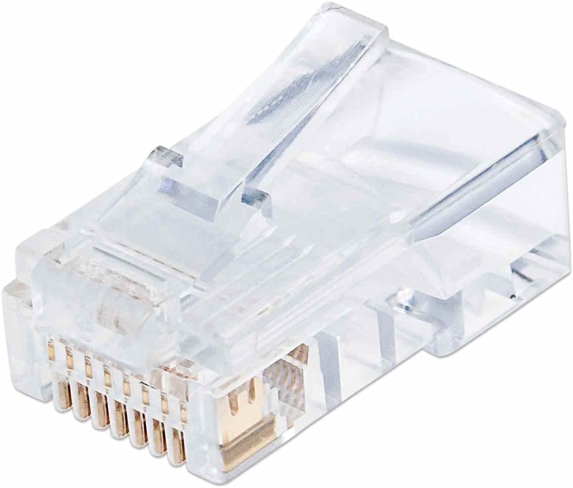 Intellinet network solutions ICI790512 - INTELLINET 790512 CAT-5E 3-Prong Modular Plugs, 100 pk