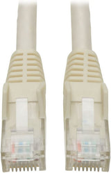 Tripp Lite Cat6 Gigabit Snagless Molded Patch Cable (RJ45 M/M) - White, 10-ft.(N201-010-WH) 10-ft. White