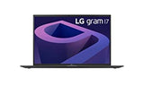 LG gram 17 Inch Laptop with 16:10 WQXGA (2560 x 1600) IPS Anti-Glare Display, 17Z90Q-K.AR55A9, i5-1240P | 8GB RAM | 512GB SSD, Obsidian Black