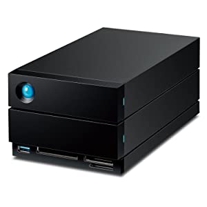 Seagate LaCie 2big Dock 40TB External HDD - Thunderbolt and USB4 Compatibility, Data Recovery (STLG40000400)