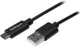 StarTech.com 0.5m USB C to USB A Cable - M/M - USB 2.0 - USB-C Charger Cable - USB 2.0 Type C to Type A Cable - USB A to C (USB2AC50CM) 0.5m 1 Pack