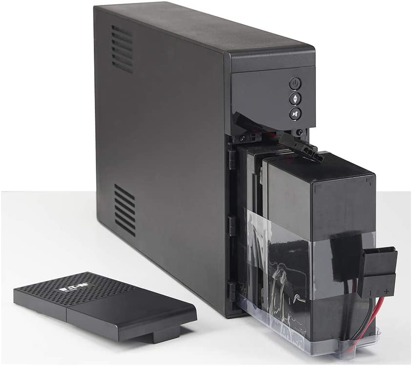 Eaton 5S1500LCD UPS Battery Backup &amp; Surge Protector, 1500VA / 900W, AVR, LCD Display, Line Interactive 5S LCD Power Supply 1500VA