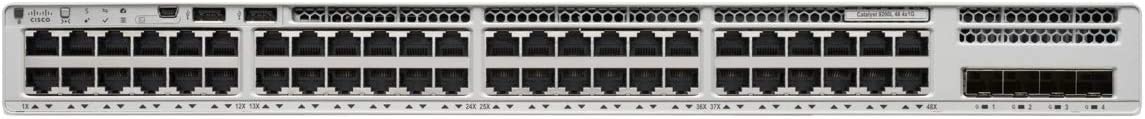 Cisco Catalyst 9200 C9200L-48T-4G Layer 3 Switch - 48 X Gigabit Ethernet Network, 4 X Gigabit Ethernet Uplink - Manageable - Twisted Pair, Optical Fiber - Modular - 3 Layer Supported