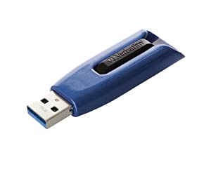 Verbatim Store 'n' Go V3 Max USB 3.0 Drive (49807), Black, Blue 64 GB