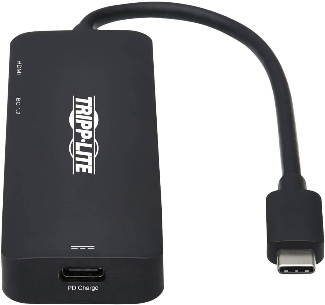 Tripp Lite USB C Multiport Adapter 4K60Hz HDMI 3 USB-A Hub 100W PD Charging (U444-06N-H3UC2)