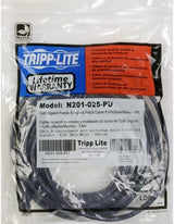 Tripp Lite Cat6 Gigabit Snagless Molded Patch Cable (RJ45 M/M) - Purple, 7-ft.(N201-007-PU) 7-ft. Purple