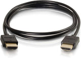 C2g/ cables to go C2G 41363 Ultra Flexible 4K UHD High Speed HDMI Cable (60Hz) with Low Profile Connectors, Black (3 Feet, 0.91 Meters) 3ft