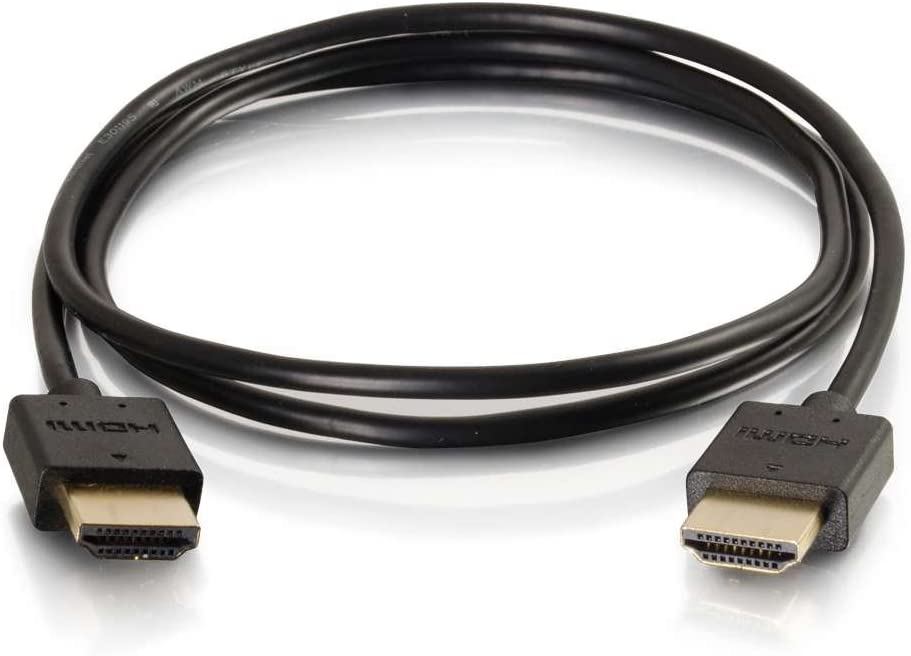 C2g/ cables to go C2G 41362 Ultra Flexible High Speed HDMI Cable with Low Profile Connectors, Black (2 Feet, 0.60 Meters) 2ft