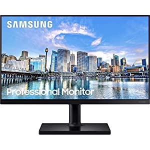 SAMSUNG FT45 Series 24-Inch FHD 1080p Computer Monitor, 75Hz, IPS Panel, HDMI, DisplayPort, USB Hub, Height Adjustable Stand, 3 Yr WRNTY (LF24T454FQNXGO) 24-inch 2022 Refresh Include DisplayPort Cable