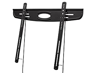 Atdec TH-3060-LPF Ultra-Slim Wall Mount for Flat Screen Displays with Locking Mechanism for Displays up to 143-Pound, Black