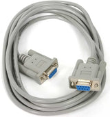StarTech.com 10' RS232 Serial Null Modem Cable - Null modem cable - DB-9 (F) to DB-9 (F) - 10 ft (SCNM9FF) Female to Female
