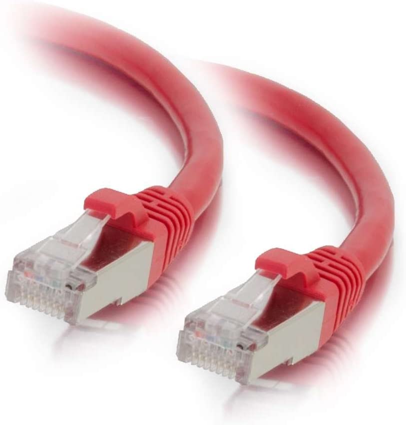 C2g/ cables to go C2G 00844 Cat6 Cable - Snagless Shielded Ethernet Network Patch Cable, Red (3 Feet, 0.91 Meters) STP 3 Feet Red