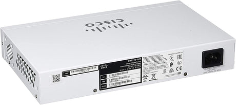 Cisco Business CBS110-24T Unmanaged Switch, 24 Port GE, 2x1G SFP Shared, Limited Lifetime Protection (CBS110-24T-NA)