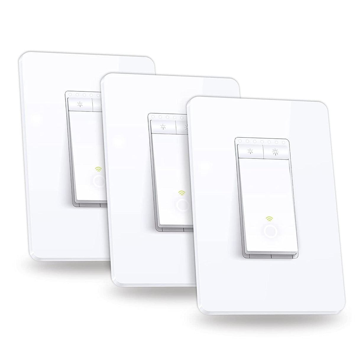 Kasa Smart Dimmer Switch HS220P3, Single Pole, Needs Neutral Wire, 2.4GHz Wi-Fi Light Switch Works with Alexa and Google Home, UL Certified,, No Hub Required, 3-Pack Dimmer 3-Pack