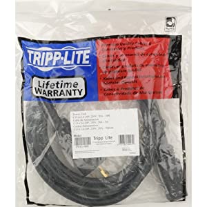 Tripp Lite Heavy-Duty Power Extension Cord 30A, 10AWG (NEMA L6-30P to NEMA L6-30R) 8-ft.(P041-008) 8-ft. Extension Cord