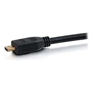 C2g/ cables to go C2G Mini HDMI to HDMI, 4K, High Speed HDMI Cable, Ethernet, 60Hz, 6.6 Feet (2 Meters), Black, Cables to Go 40307 Mini with Ethernet 6.6 Feet