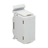 Tripp Lite DIN-Rail Cat6a RJ45 Shielded in-Line Mountable Snap-in Coupler &amp; PoE++, EMI/RFI Shielding, Backwards Compatible, Female-to-Female, TAA Compliant, Manufacturer's Warranty (N235-D01-SH-6A) Shielded PoE+ Cat6a Coupler