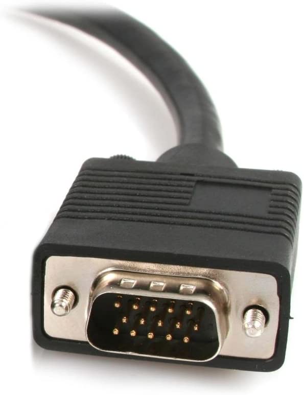 StarTech.com 6 ft DVI-I Male to DVI-D Male and HD15 VGA Male Video Splitter Cable - DVI to VGA Connector - 6ft DVI to VGA Cable (DVIVGAYMM6)